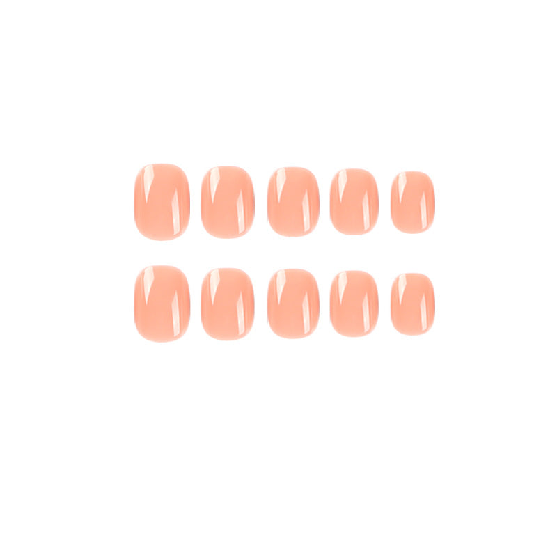 Vivid Solid Color | Short Squoval Manicure | Press On Nails N514