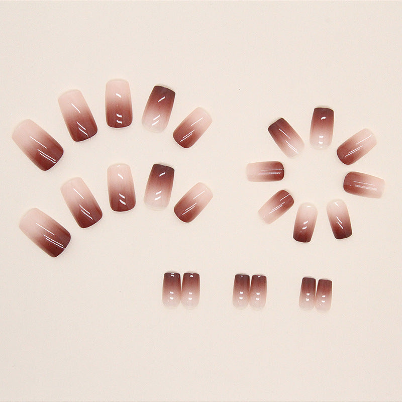 Dusty rose Magic| Medium Squoval Manicure | Press On Nail