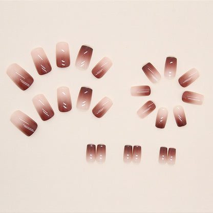 Dusty rose Magic| Medium Squoval Manicure | Press On Nail