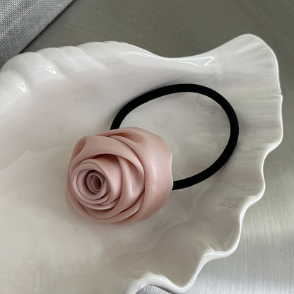 Rose Bloom Hair Tie|Hair Clip Barrette|Hair Scrunchie A125