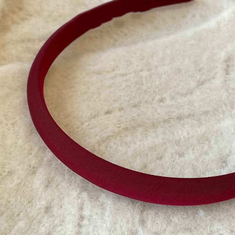 Velvet Crimson Hair Bands|Hair Tie |Ponytail Holders Barrette A93