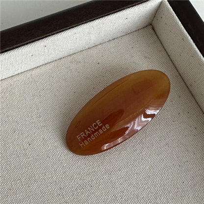 Acetate Oval Hair Clip |Hair Snap Clip |Hair Barrette |Duckbill Hairpin 2pcs A129