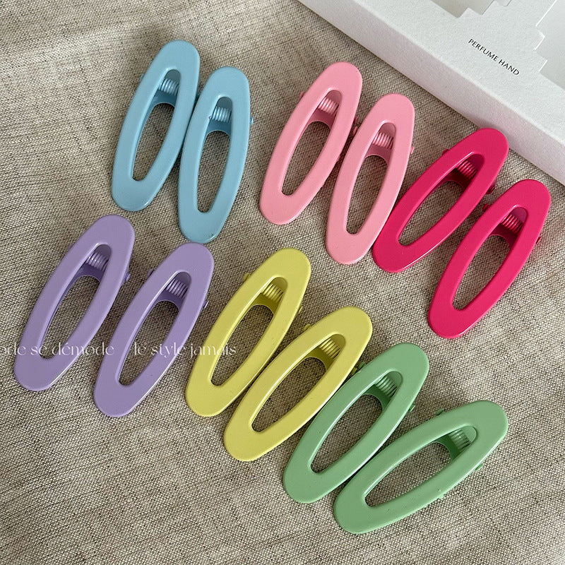 Sweet Hair Clip |Hair Snap Clip |Hair Barrette |Duckbill Hairpin 6pcs A107