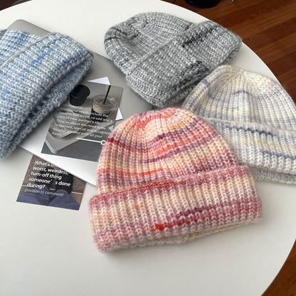 Cozy Winter Cashmere Knit Beanie Hat M2