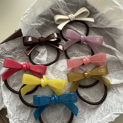 Bowknot Hair Tie|Hair Clip|Ponytail Holders Barrette|Hair Scrunchie A162