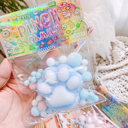 Furry Kitty Paw| Slow Rising Soft Squishy|Squeeze Stress Toy S5