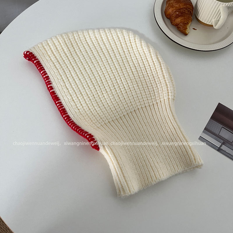 Classic Hoodie Balaclava Hat |Cashmere Knitted Warm Hat M4