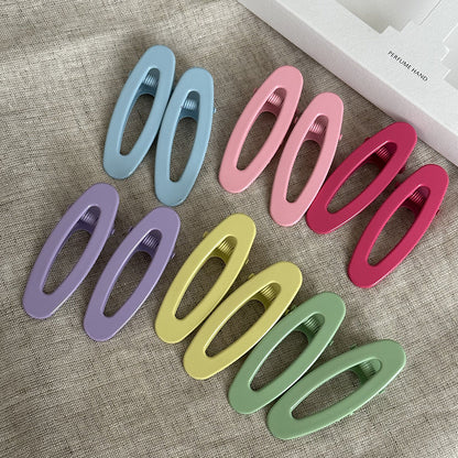 Sweet Hair Clip |Hair Snap Clip |Hair Barrette |Duckbill Hairpin 6pcs A107