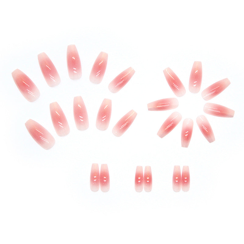 Neon Pink | Long Coffin Manicure  | Press On Nail