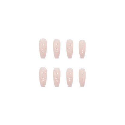 Baby Pink | Long Coffin Manicure  | Press On Nail