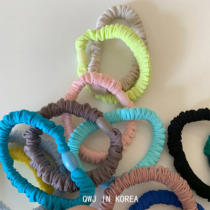 Basic Hair Tie |Candy color Hair Band |Hair Scrunchie 3pcs HT33