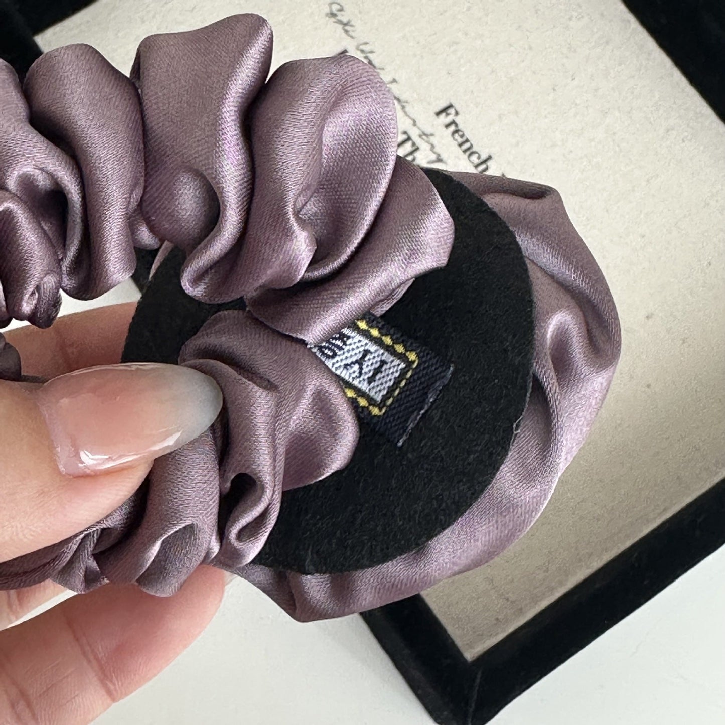 Satin Rose Hair Tie|Hair Band |Ponytail Holders Barrette|Hair Scrunchie HT44