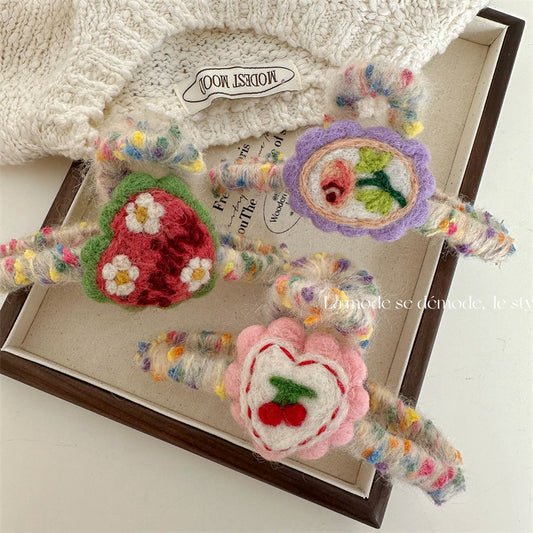 Crochet Floral Hair Clip| Hair Claw |Hair Barrette |Duckbill Hairpin A95