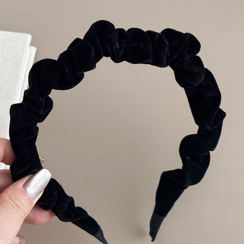 Crushed Velvet Hair Band |Ponytail Holders Barrette|Hair Scrunchie A181