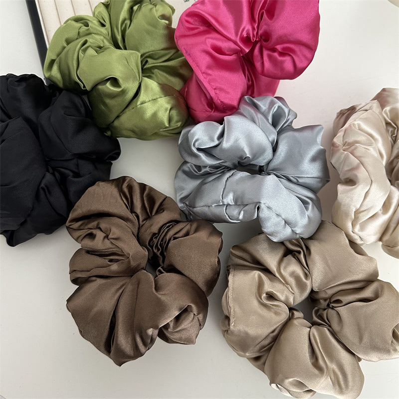 Smooth Silk Hair Tie|Hair Band |Ponytail Holders Barrette|Hair Scrunchie HT53