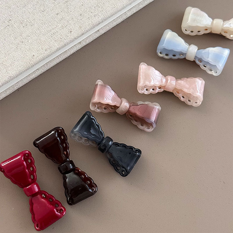 Bowknot Hair Clip | Hair Claw |Hair Barrette |Duckbill Hairpin 2pcs A169