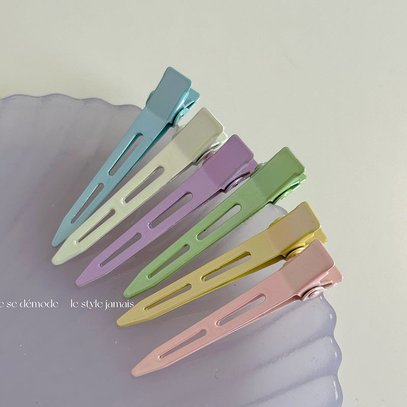 Pastel Seamless Hair Clip|Hair Claw |Hair Barrette |Duckbill Hairpin 2pcs A145