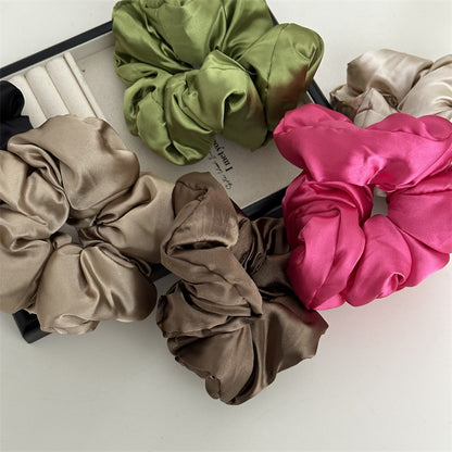 Smooth Silk Hair Tie|Hair Band |Ponytail Holders Barrette|Hair Scrunchie HT53