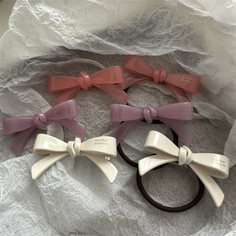 Bowknot Hair Tie|Hair Clip|Ponytail Holders Barrette|Hair Scrunchie A162