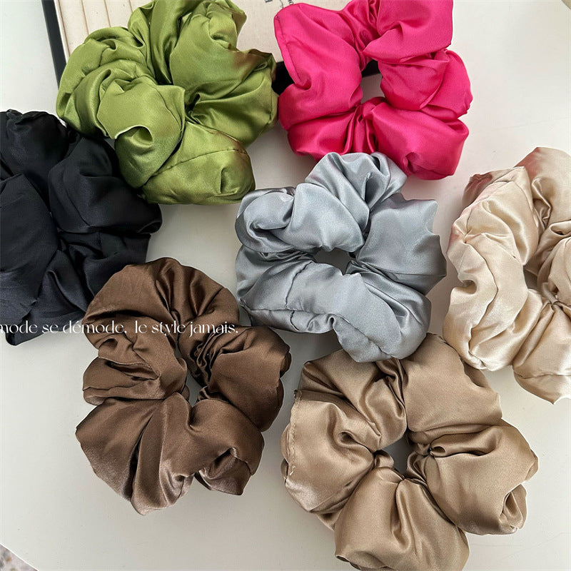 Smooth Silk Hair Tie|Hair Band |Ponytail Holders Barrette|Hair Scrunchie HT53