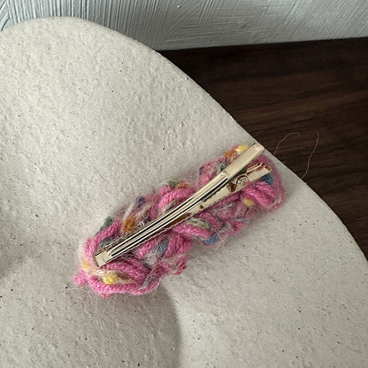 Crochet Braid Hair Clip |Hair Snap Clip |Hair Barrette |Duckbill Hairpin 2pcs A41