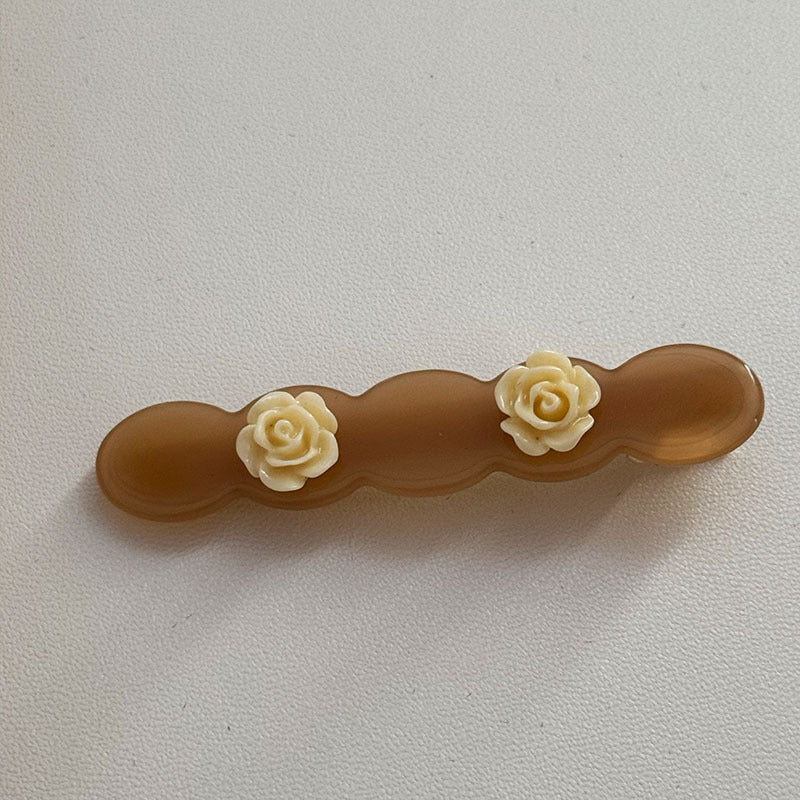 Camellia Hair Clip |Hair Snap Clip |Hair Barrette |Duckbill Hairpin 2pcs A117