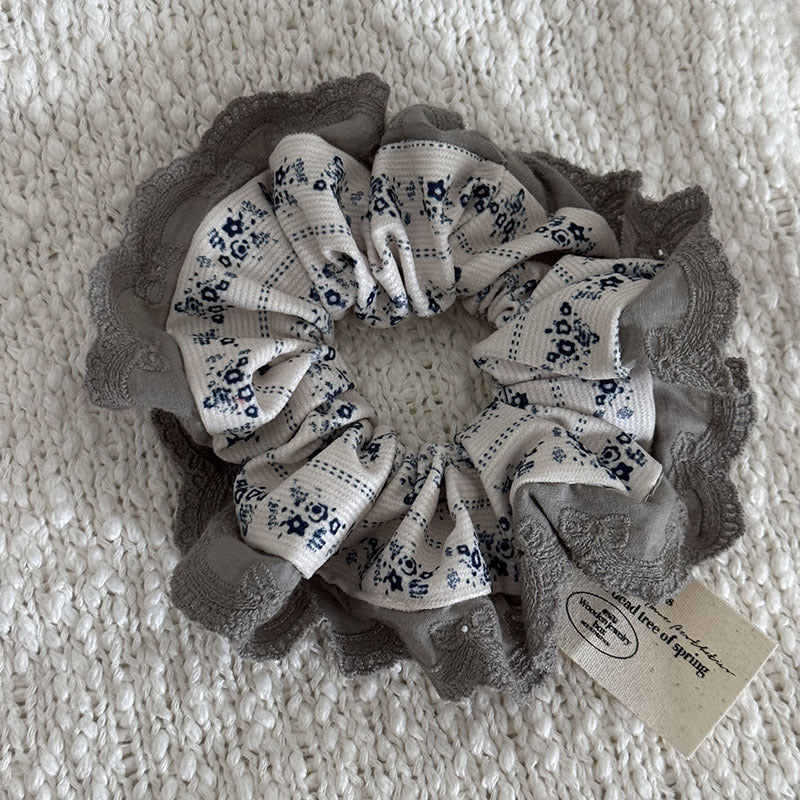 Flower Lace Hair Tie |Ponytail Holders Barrette|Hair Scrunchie HT50