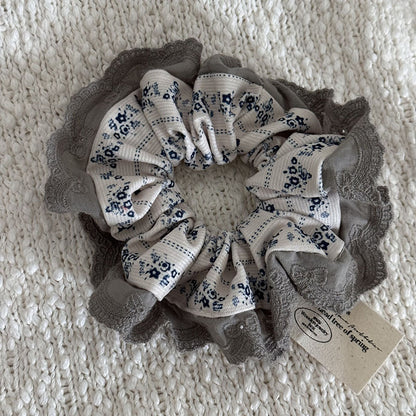 Flower Lace Hair Tie |Ponytail Holders Barrette|Hair Scrunchie HT50