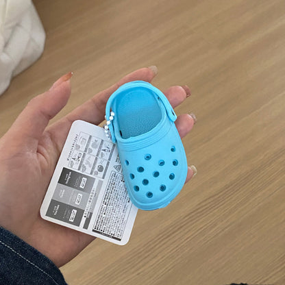 Mini Croc Design Bag KeyChain |Crocs Pendant Schoolbag Hanging Decoration |Gift for Boys and Couples K5