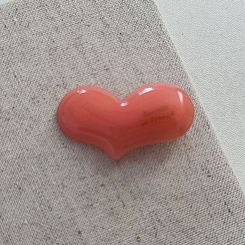 Acetate Heart Hair Clip |Hair Snap Clip |Hair Barrette |Duckbill Hairpin A110