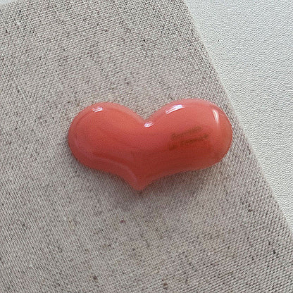 Acetate Heart Hair Clip |Hair Snap Clip |Hair Barrette |Duckbill Hairpin A110