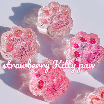 Strawberry Kitty Paw| Slow Rising Soft Squishy|Squeeze Stress Toy S61