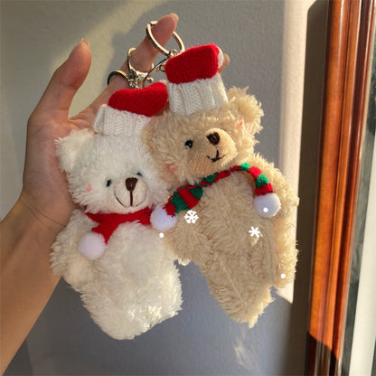 Cartoon Bear Design Bag KeyChain |Pendant Plush Schoolbag Hanging Decoration Gift K19