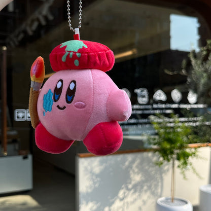 Cute Cartoon Kirby Alien Design Bag KeyChain |Pendant Plush Schoolbag Hanging Decoration Gift K16