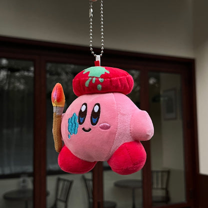 Cute Cartoon Kirby Alien Design Bag KeyChain |Pendant Plush Schoolbag Hanging Decoration Gift K16