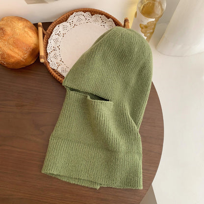 Classic Hoodie Balaclava Hat |Cashmere Knitted Warm Hat M3