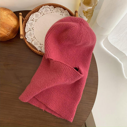 Classic Hoodie Balaclava Hat |Cashmere Knitted Warm Hat M3