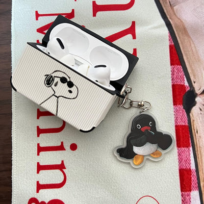 Acrylic penguin Design Bag KeyChain |penguin Pendant Schoolbag Hanging Decoration K15