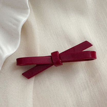 Acetate Red Hair Clip |Hair Snap Clip |Hair Barrette |Duckbill Hairpin 2pcs A128