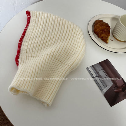 Classic Hoodie Balaclava Hat |Cashmere Knitted Warm Hat M4