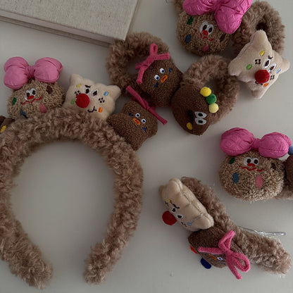 Cute Cookies Hair Clip | Biscuit Hair Ties |Hair Barrette |Duckbill Hairpin A97