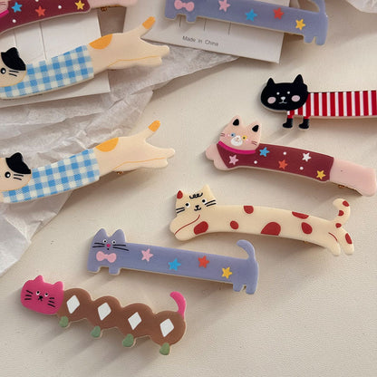 Adorable Kitty Hair Clip |Cat Hair Snap Clip |Hair Barrette |Duckbill Hairpin 3pcs A83