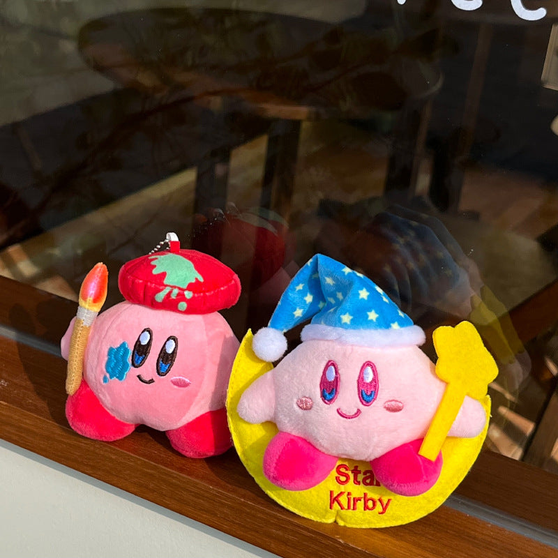 Cute Cartoon Kirby Alien Design Bag KeyChain |Pendant Plush Schoolbag Hanging Decoration Gift K16