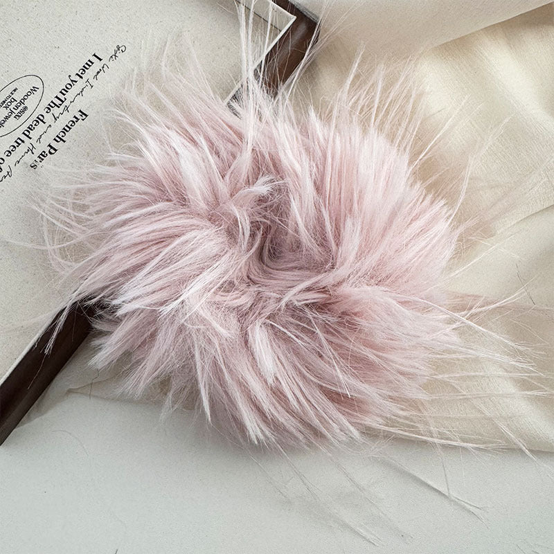 Delightful Plush Hair Tie  |Furry Hair Band |Barrette|Hair Scrunchie HT1