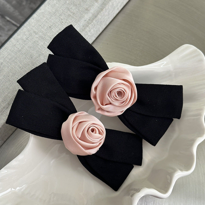 Rose Bloom Hair Tie|Hair Clip Barrette|Hair Scrunchie A125